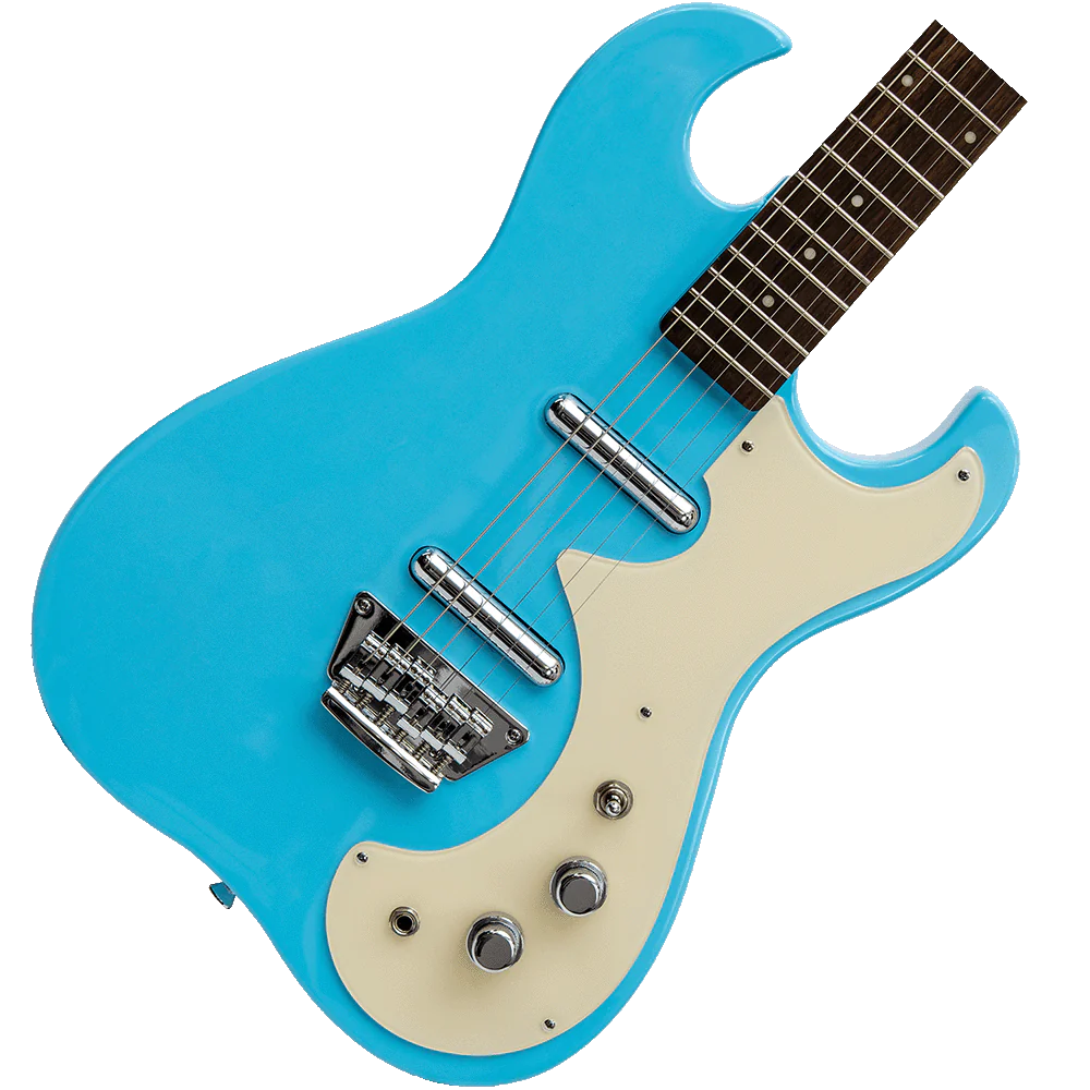 SILVERTONE DOUBLE CUTAWAY ELECTRIC GUITAR
