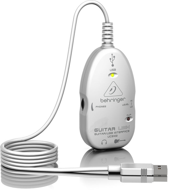 Behringer Guitar Link UCG102 USB Interface for use with PC/Mac or iOS Device