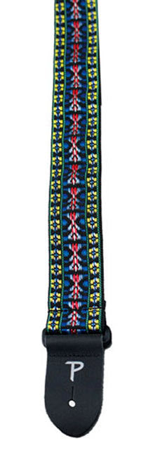 Perris 2" Poly Pro "Hootenanny' Guitar Strap with Leather ends