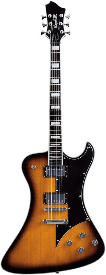 Hagstrom Fantomen Guitar in Tobacco Sunburst Gloss w/ Case