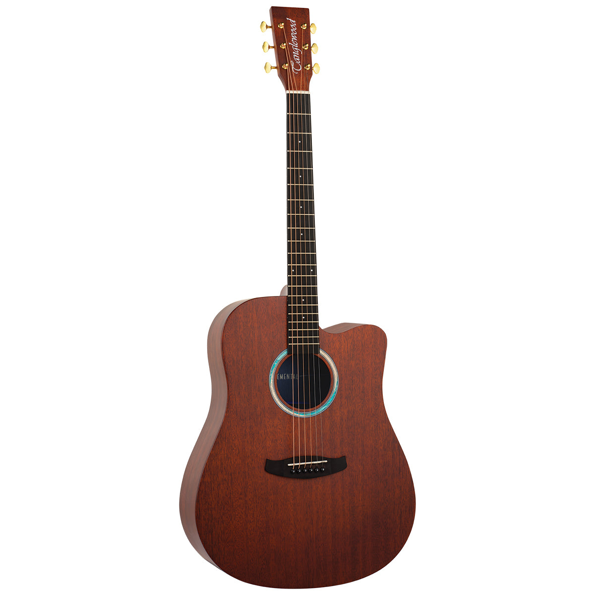 Tanglewood Elemental Dreadnought C/E Solid Mahogany Top Mahogany B/S Satin
