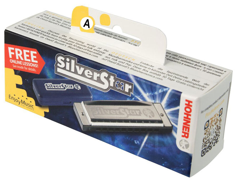 Hohner Silverstar Harmonica Key of A
