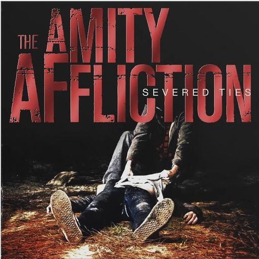 AMITY AFFLICTION - SEVERED TIES - LP (LTD. FOIL PRINT GATEFOLD VINYL RED- WHITE AND BLUE QUAD WITH SPLATTER)