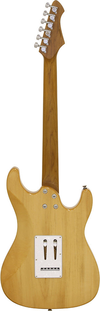 Aria 714-JH Fullerton Reverse Tribute Collection Electric Guitar in Marble White