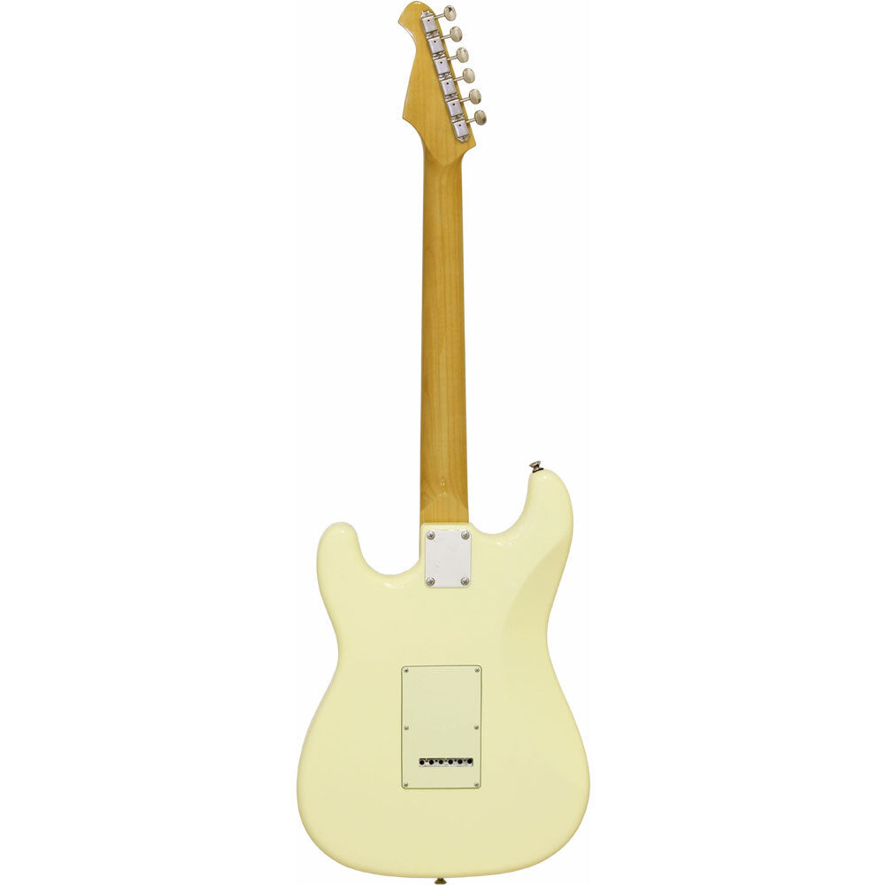 Aria STG-62 Modern Classics Series Electric Guitar in Vintage White