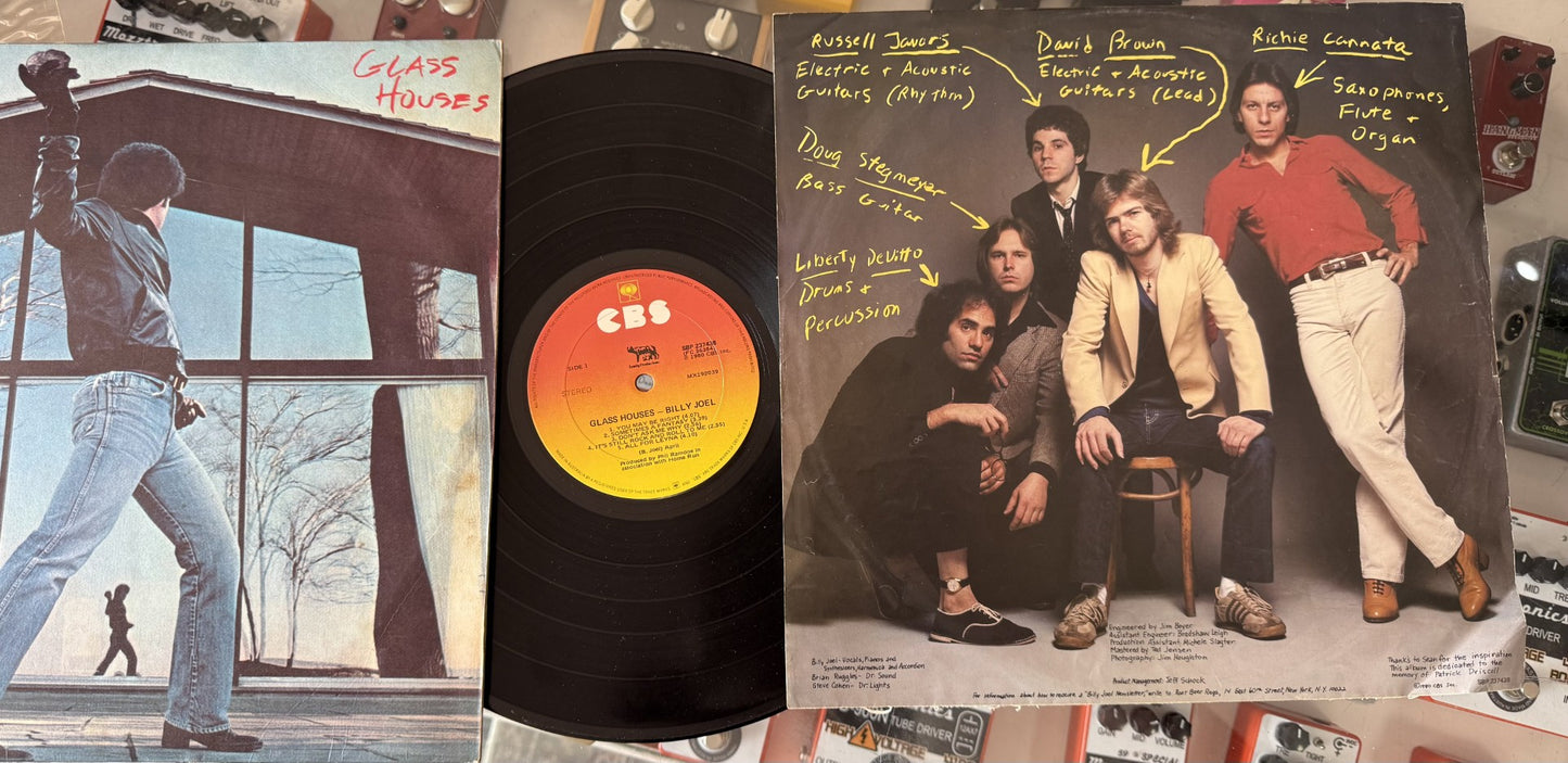BILLY JOEL - GLASS HOUSES LP (Vintage)