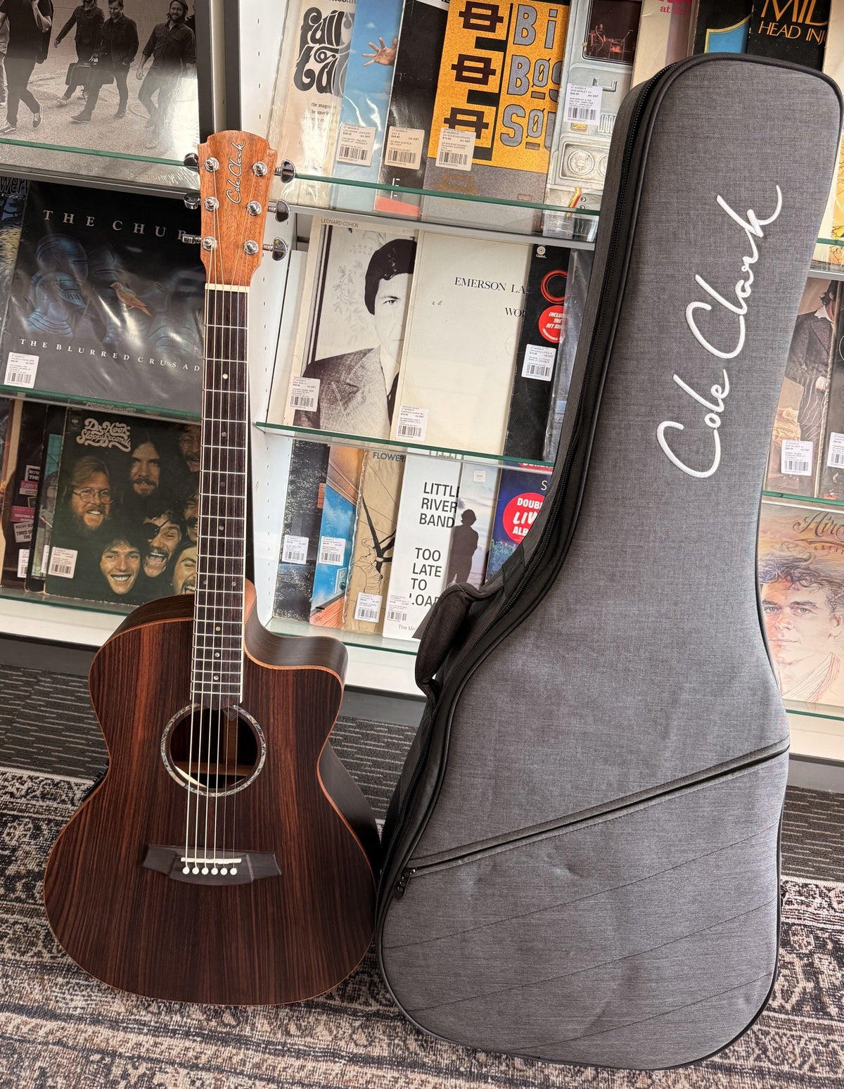 COLE CLARK STUDIO SERIES AN1EC - ALL SOLID ROSEWOOD W/ DLX BAG