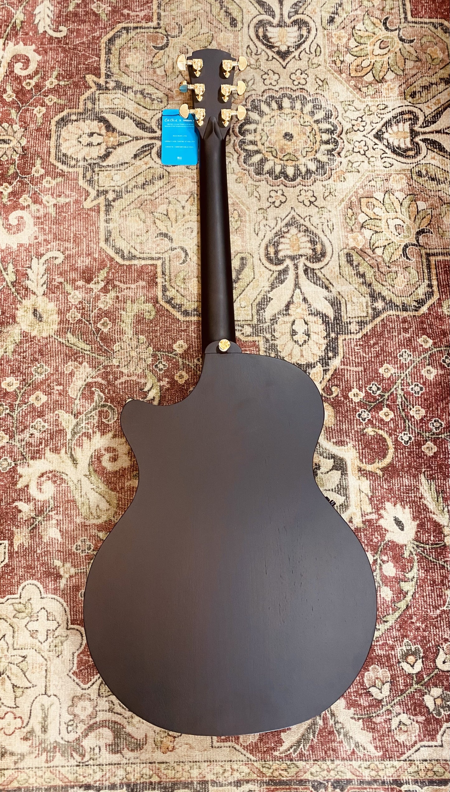TRUE HYBRID Thinline All Blackwood cutaway Cole Clark Balanced Hum Sing Sing Black