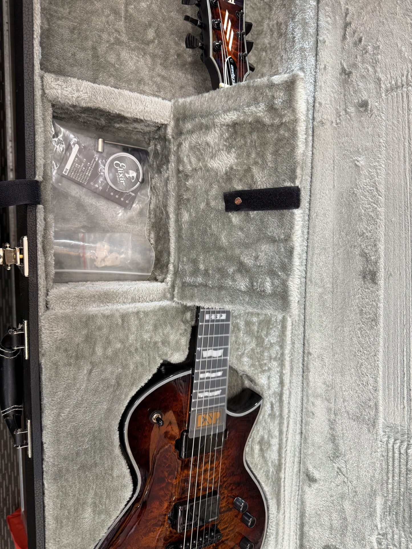 ESP ECLIPSE E-11 TIGER EYE WITH CASE - MINT CONDITION Pre-Loved