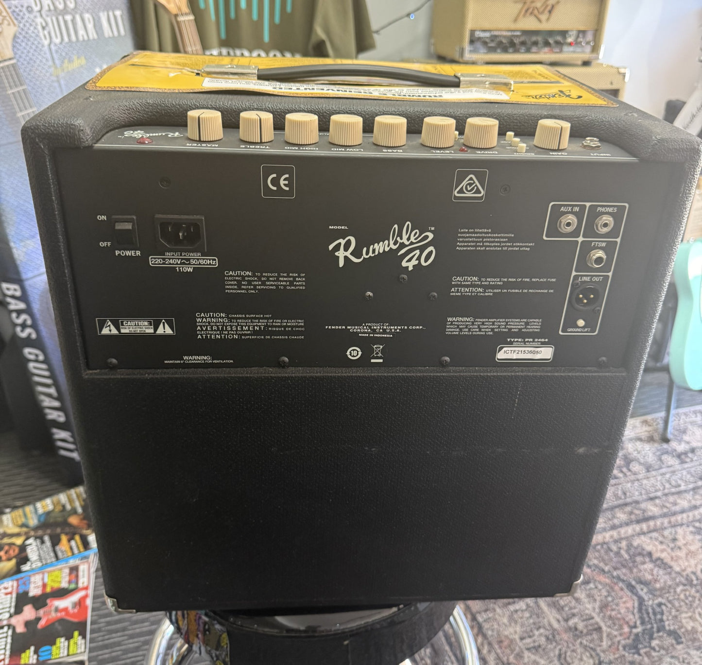 FENDER RUMBLE 40 BASS AMP - SECONDHAND
