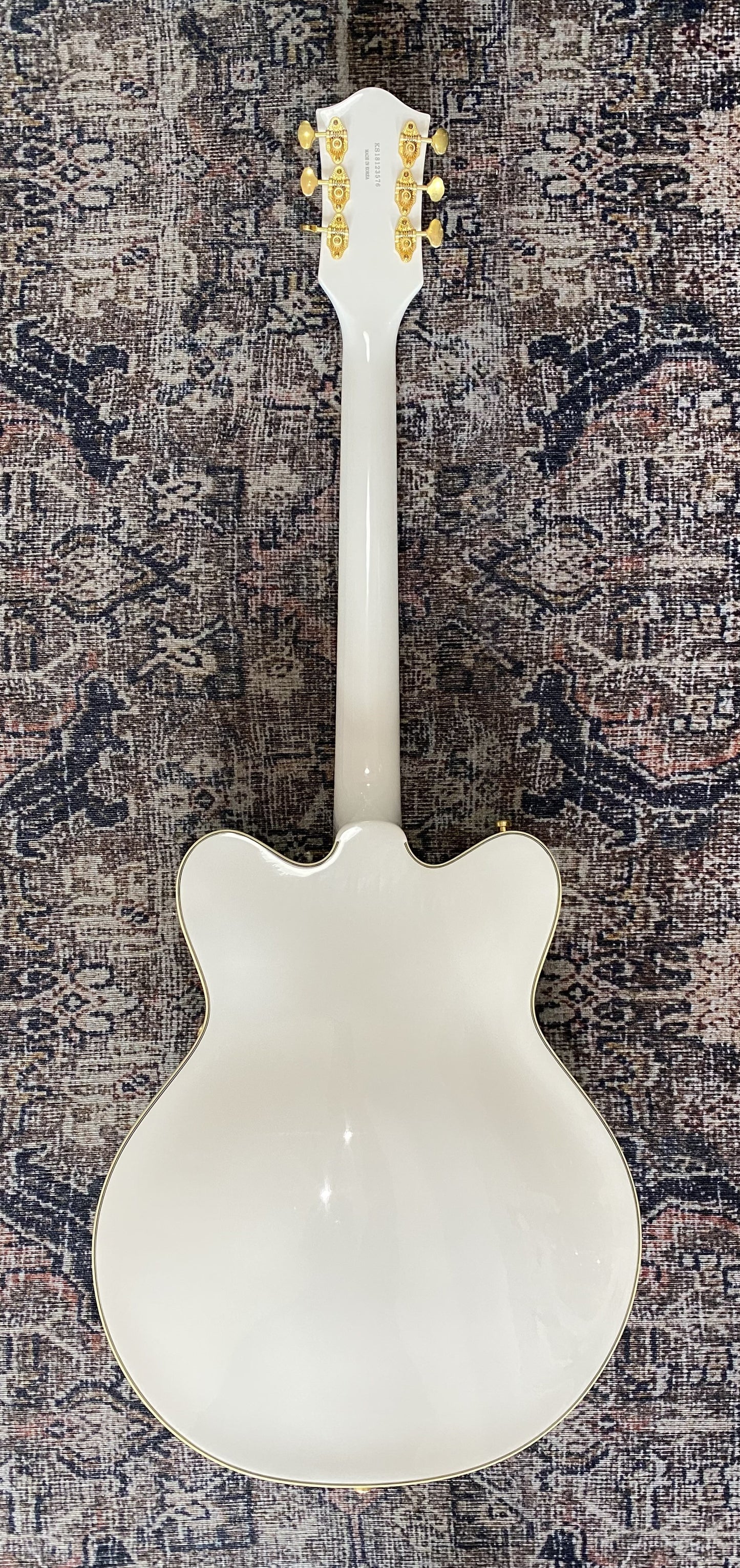 GRETSCH G5422TG WHITE HOLLOWBODY WITH GRETSCH CASE (Pre-Loved)