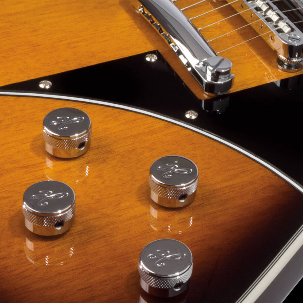 Hagstrom Fantomen Guitar in Tobacco Sunburst Gloss w/ Case