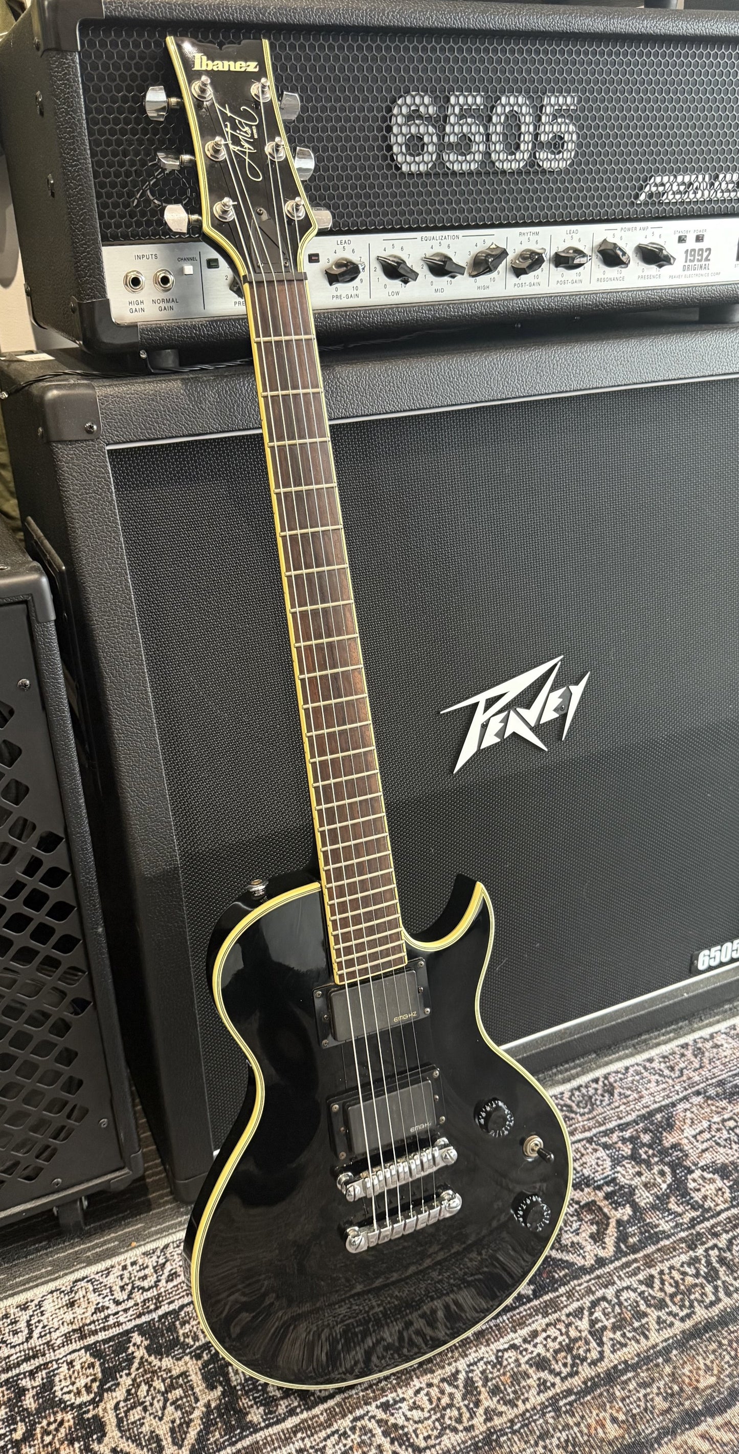 IBANEZ ARTIST ARZ400 ELECTRIC GUITAR - BLACK NO CASE (Pre-Loved)