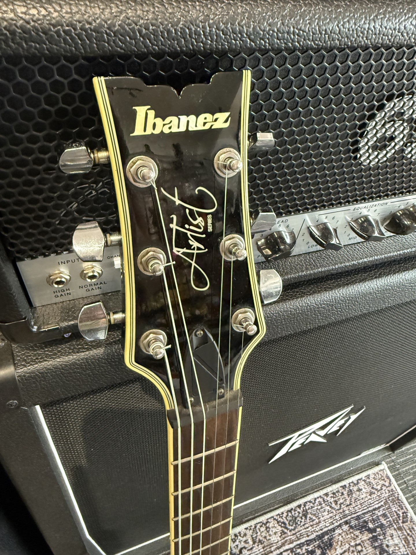 IBANEZ ARTIST ARZ400 ELECTRIC GUITAR - BLACK NO CASE (Pre-Loved)