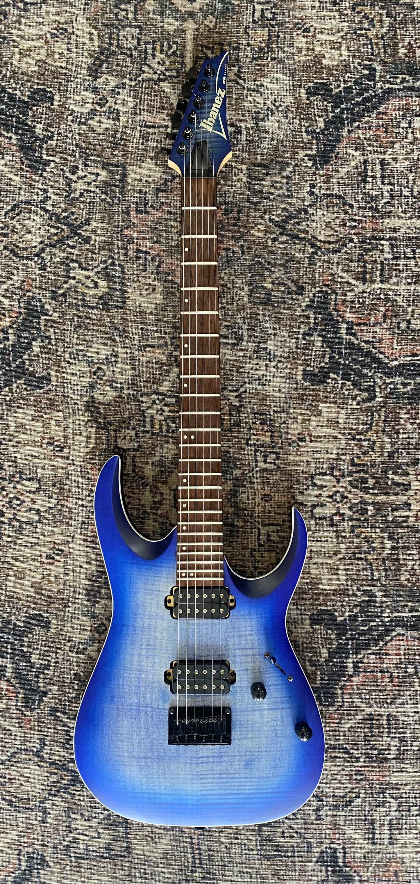 IBANEZ RGA42FM ELECTRIC GUITAR BLUE LAGOON BURST W/ BAG (Pre-Loved)