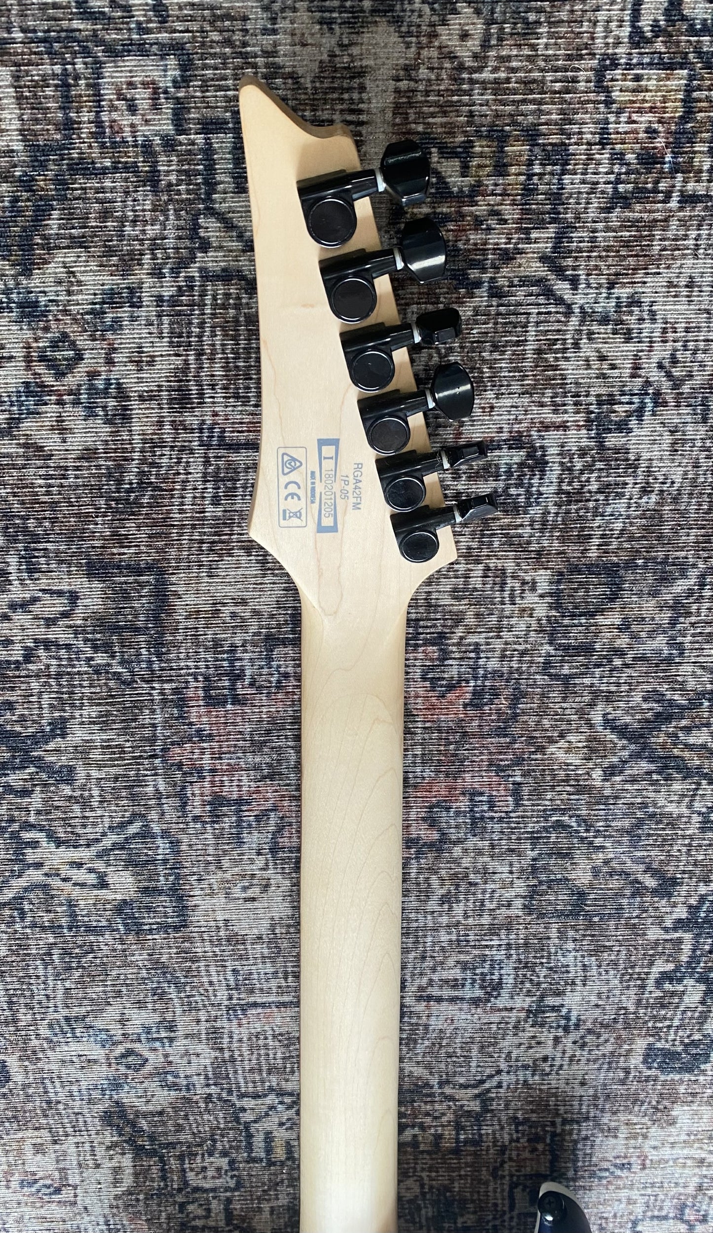 IBANEZ RGA42FM ELECTRIC GUITAR BLUE LAGOON BURST W/ BAG (Pre-Loved)