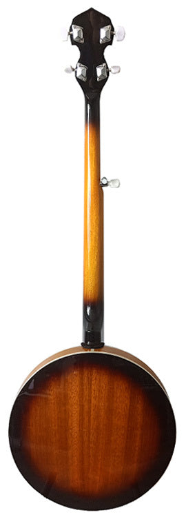 J.Reynolds 5-String Banjo with Resonator in 2-Tone Sunburst Gloss 24-Brackets
