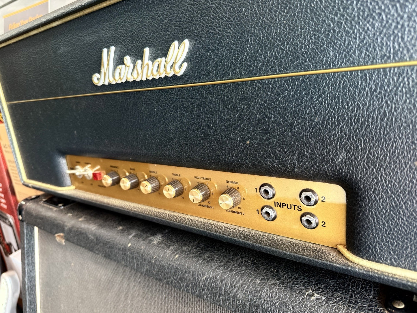 MARSHALL SUPER LEAD 100 1959SLP MKII - WITH 1960A 4x12 CAB - (Preloved)