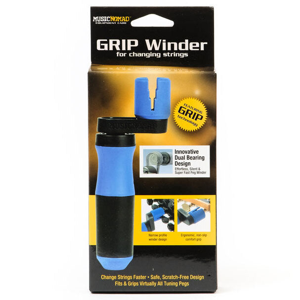 Music Nomad Grip Winder Rubber Lined Dual Bearing Peg Winder