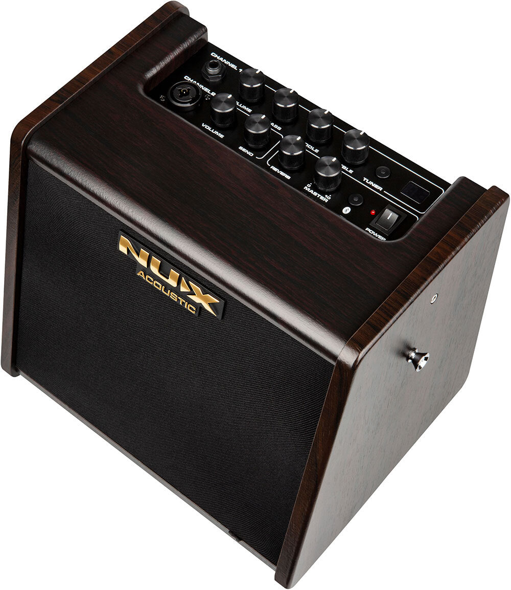 NU-X AC25 Stageman II -Channel 25W Battery Operated Acoustic Amplifier