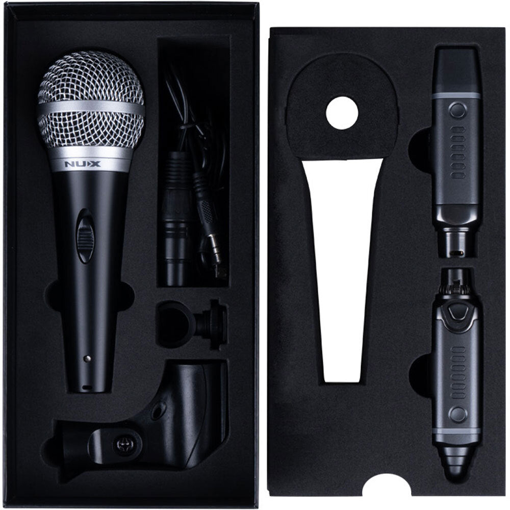 NU-X B3PLUS Digital 2.4GHz Wireless Microphone System Bundle