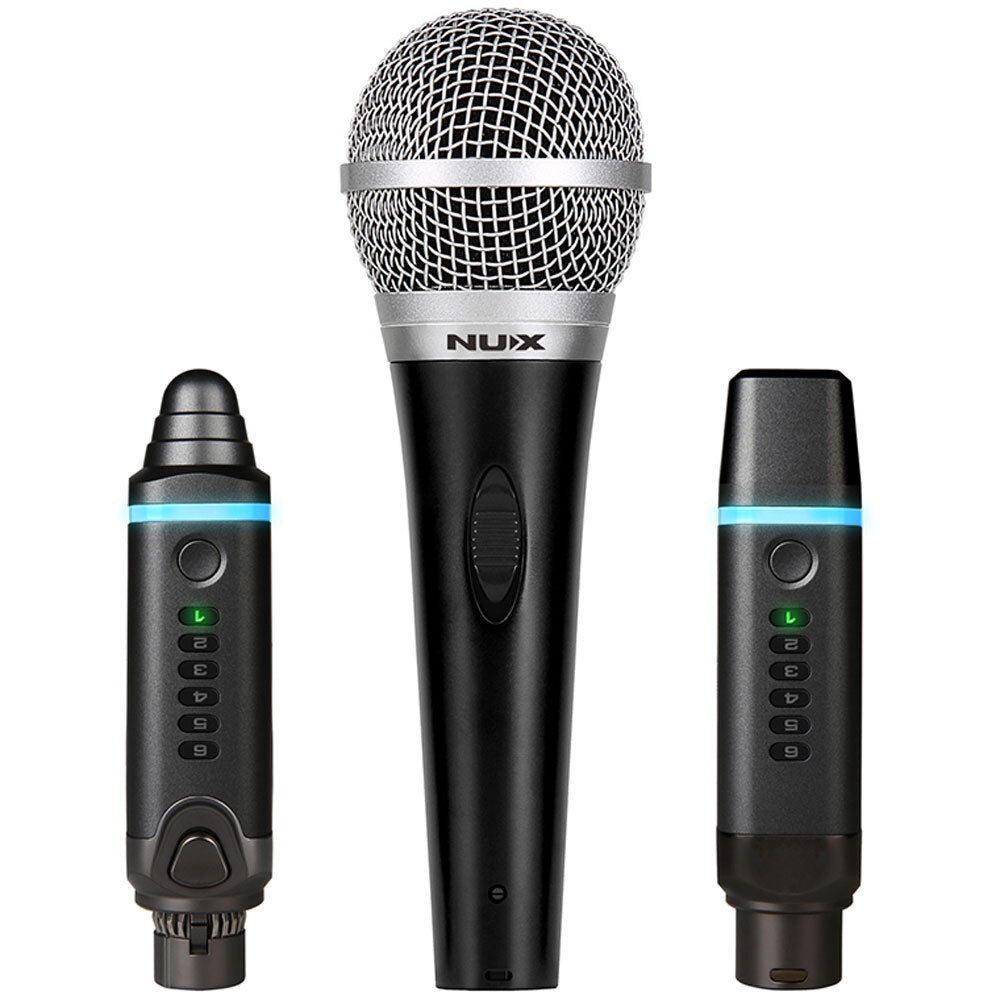 NU-X B3PLUS Digital 2.4GHz Wireless Microphone System Bundle
