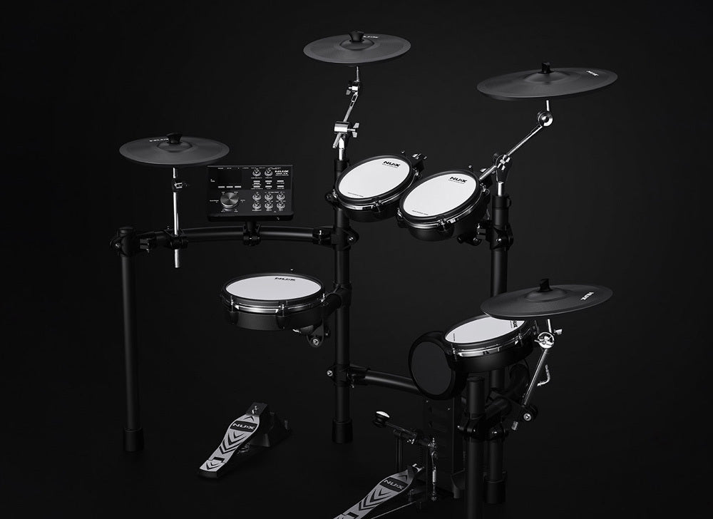 NU-X DM7X Professional 9-Piece Electronic Drum Kit with All Mesh Heads 48 Sets of Drum Kits