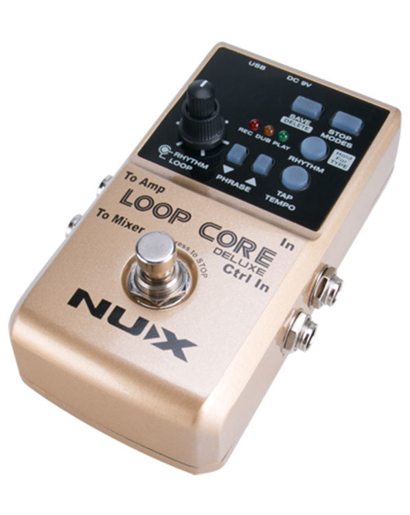 NU-X Core Stompbox Series Loop Core Deluxe Bundle Inc. Loop Core Deluxe & Dual Foot Switch