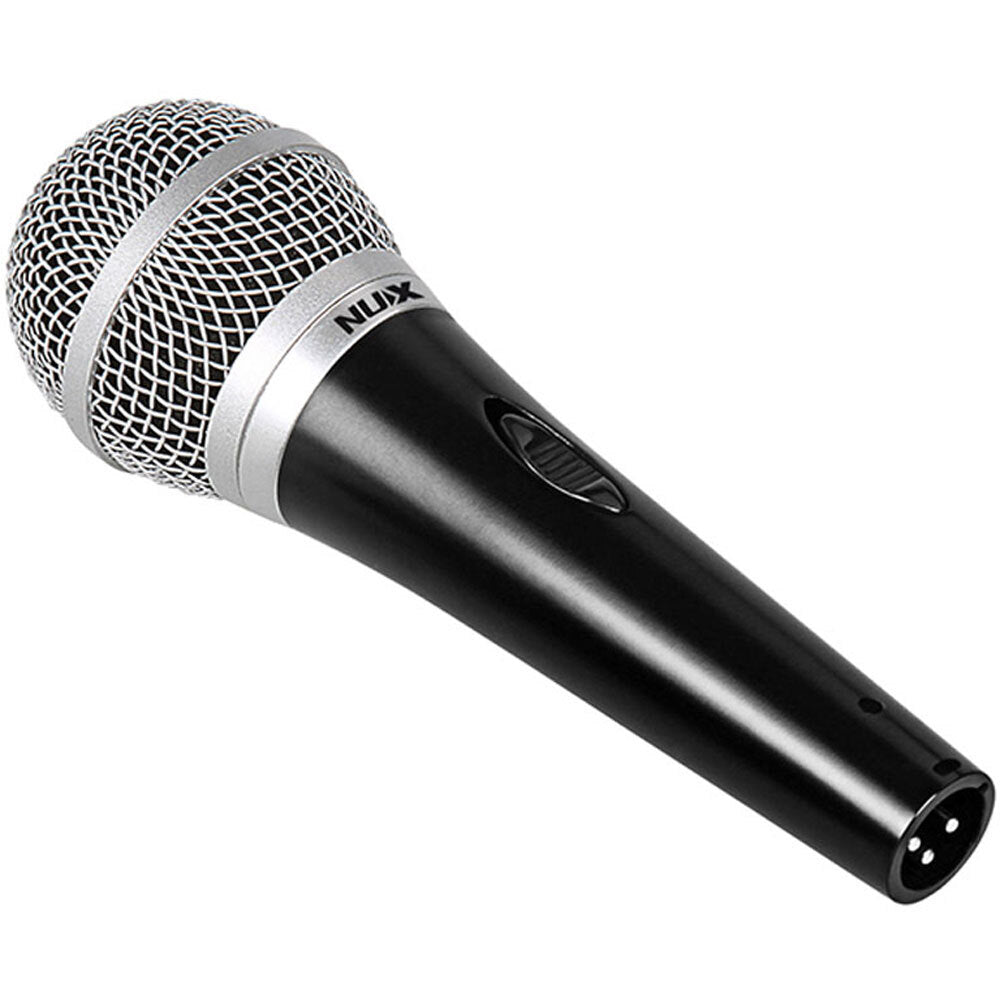 NU-X NDM-3 Dynamic Handheld Microphone with Mic Clip & Carry Pouch