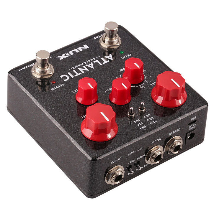 NU-X Verdugo Series Atlantic Multi Delay & Reverb Effects Pedal