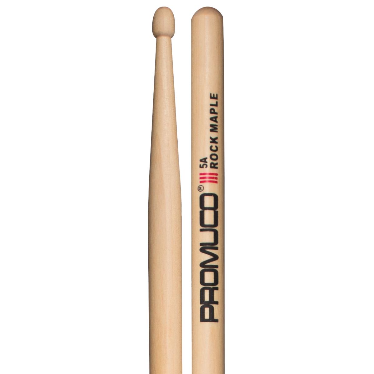 Promuco Rock Maple 5A Wood Tip Drum Sticks