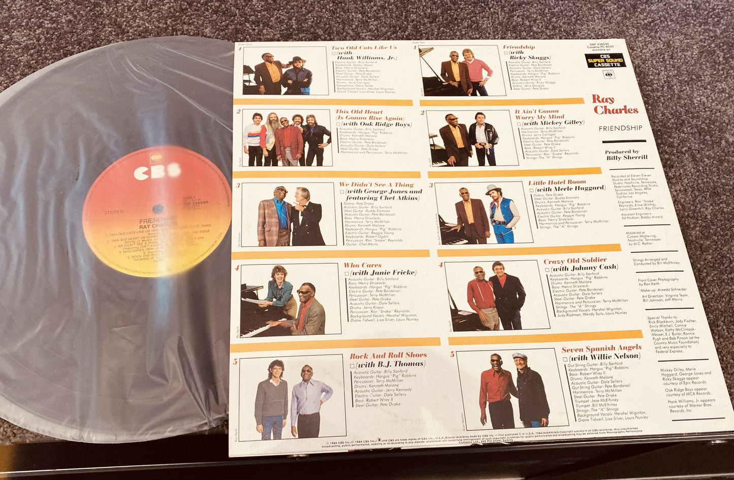 RAY CHARLES - FRIENDSHIP LP (Vintage)