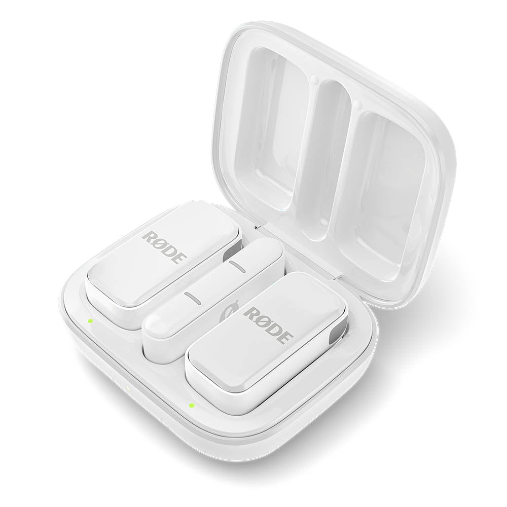 RODE WIRELESS MICRO DUAL MICROPHONE- USB C - WHITE