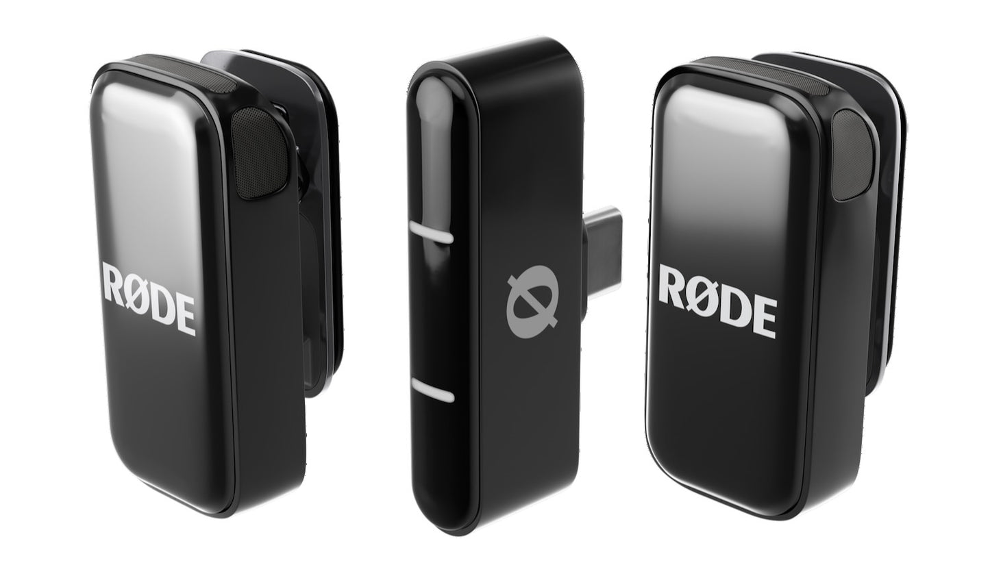 RODE WIRELESS MICRO DUAL MICROPHONE UNIT - USB C - BLACK