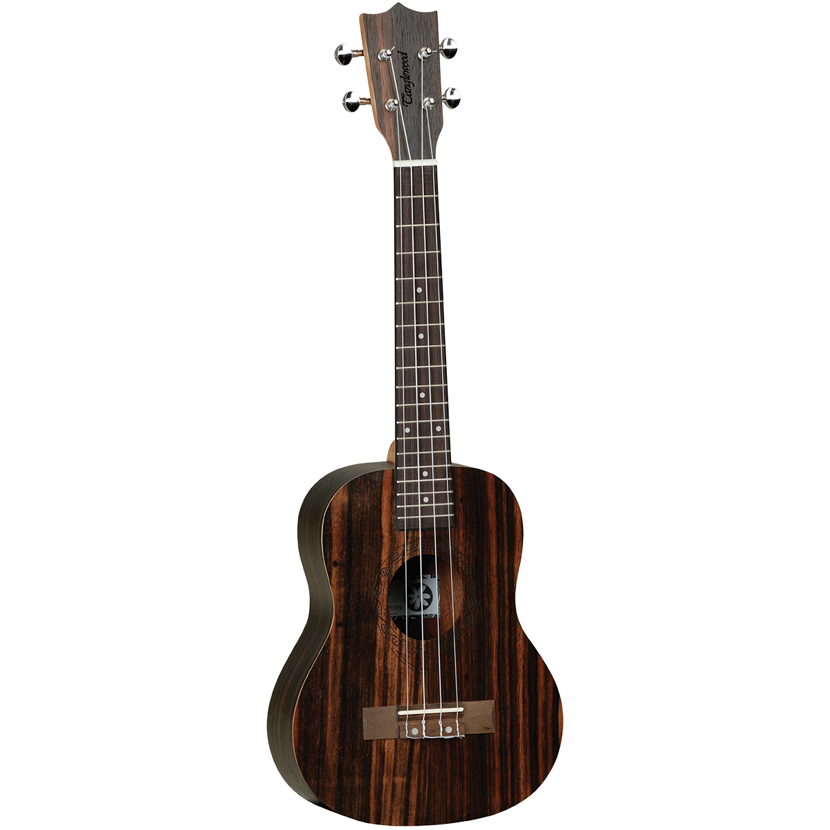 Tanglewood TWT19B Tiare Tenor Ukulele All Figured Ebony w/Gig Bag