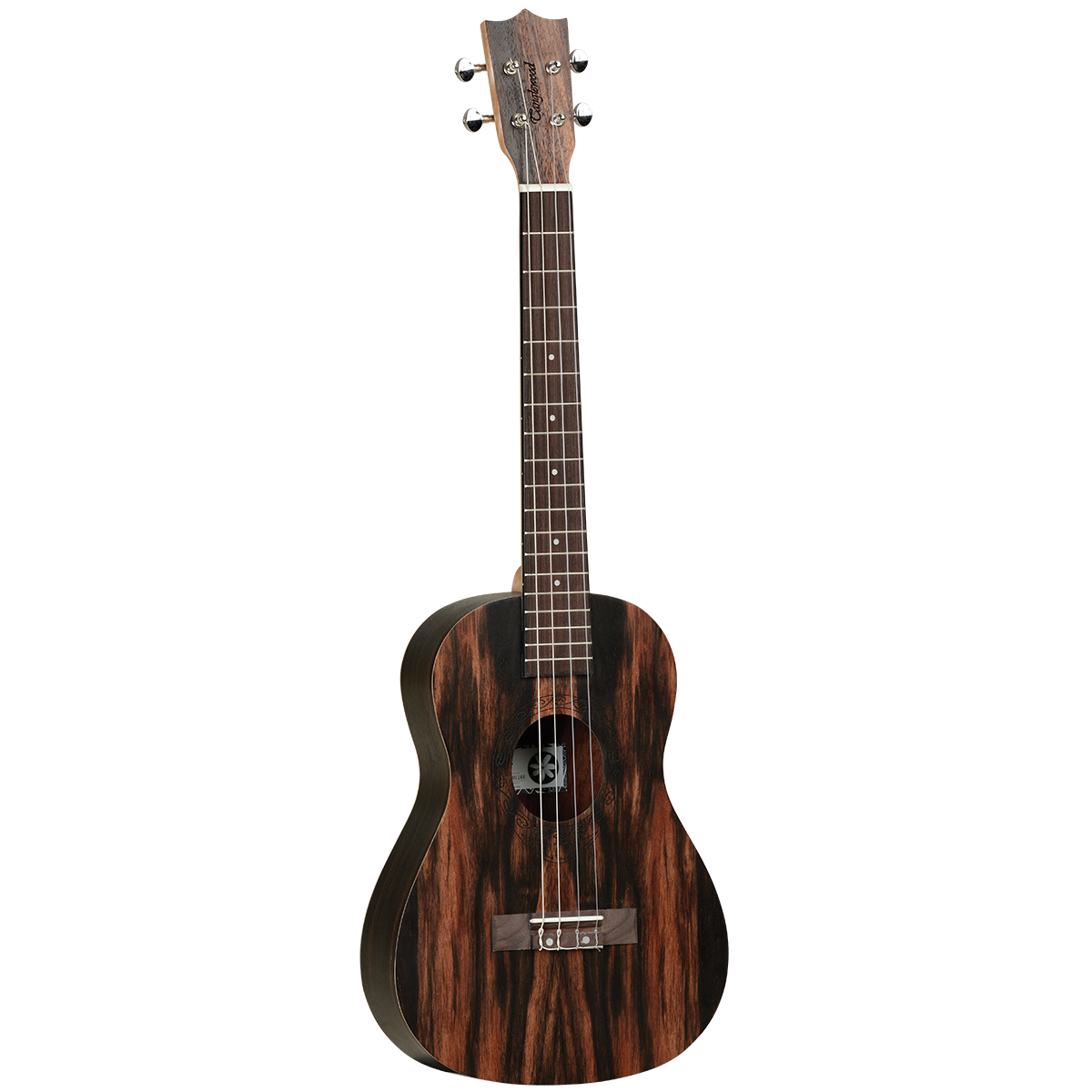 Tanglewood TWT20 Tiare Baritone Ukulele All Figured Ebony with Bag