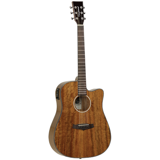 Tanglewood TW28CEXOV Winterleaf Exotic Dread C/EOvankol