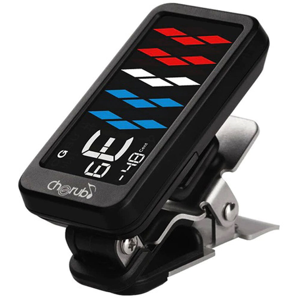 Cherub Flow Tune Clip-on Rechargeable Instrument Tuner Five Tuning Modes