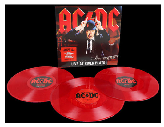 ACDC - LIVE AT RIVER PLATE LP (RED VINYL)