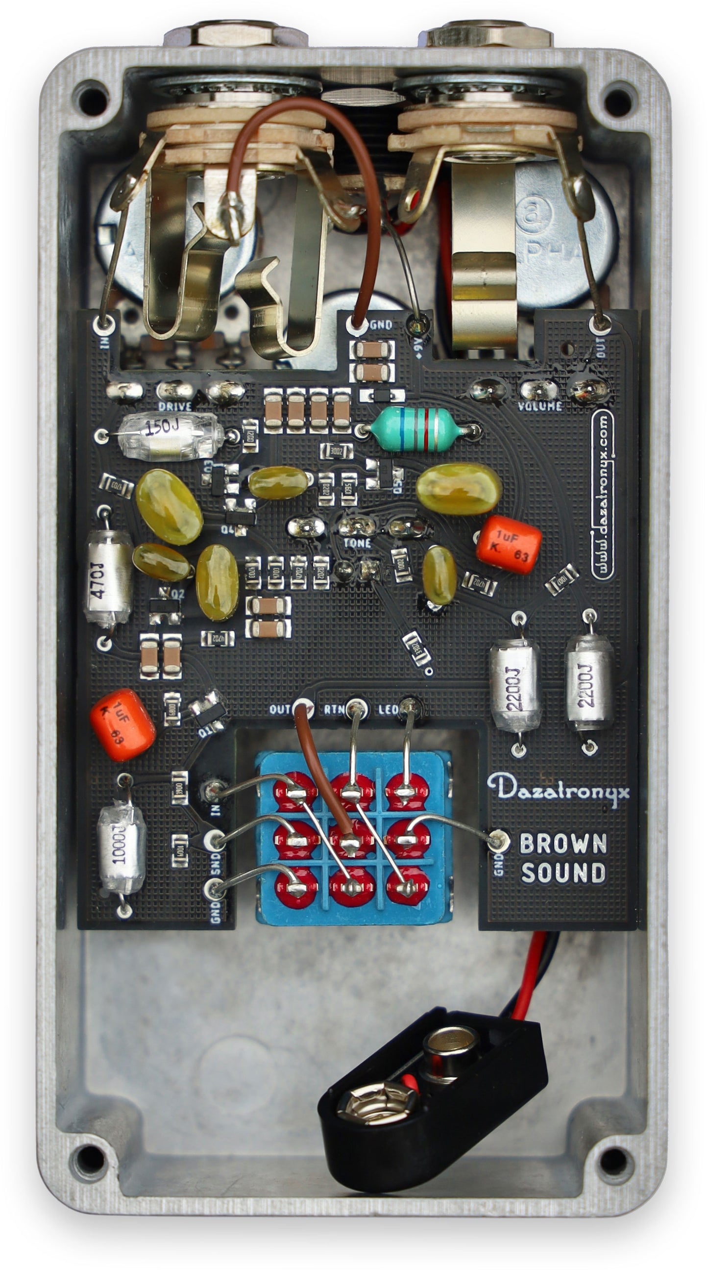 DAZATRONYX BROWN SOUND FX PEDAL