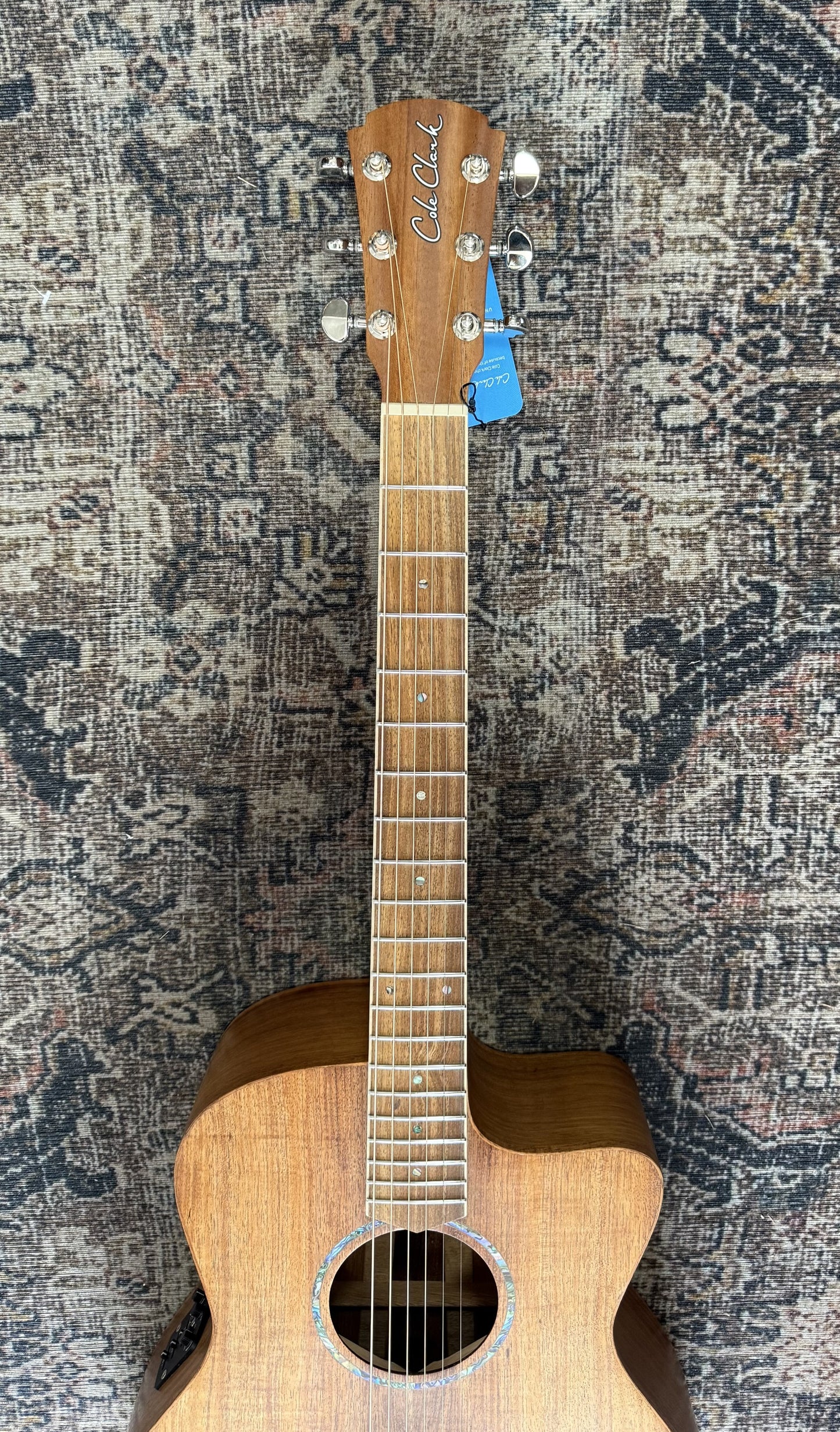 Cole Clark Studio series AN1EC - All Solid Blackwood with Dlx Gig Bag