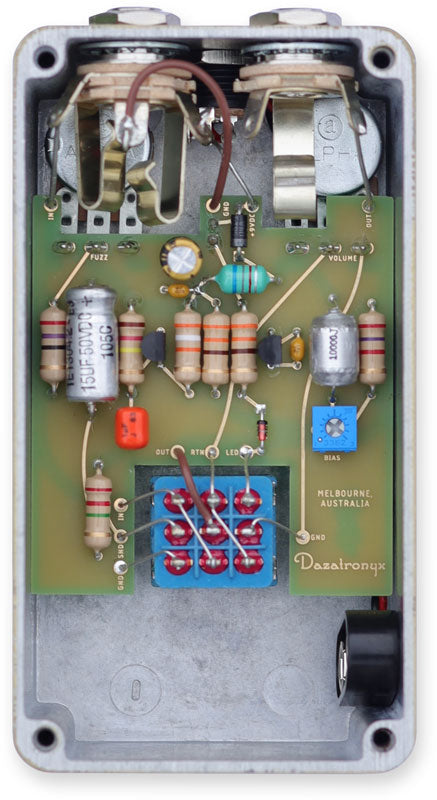 DAZATRONYX FUZZ FACE SILICON FX PEDAL