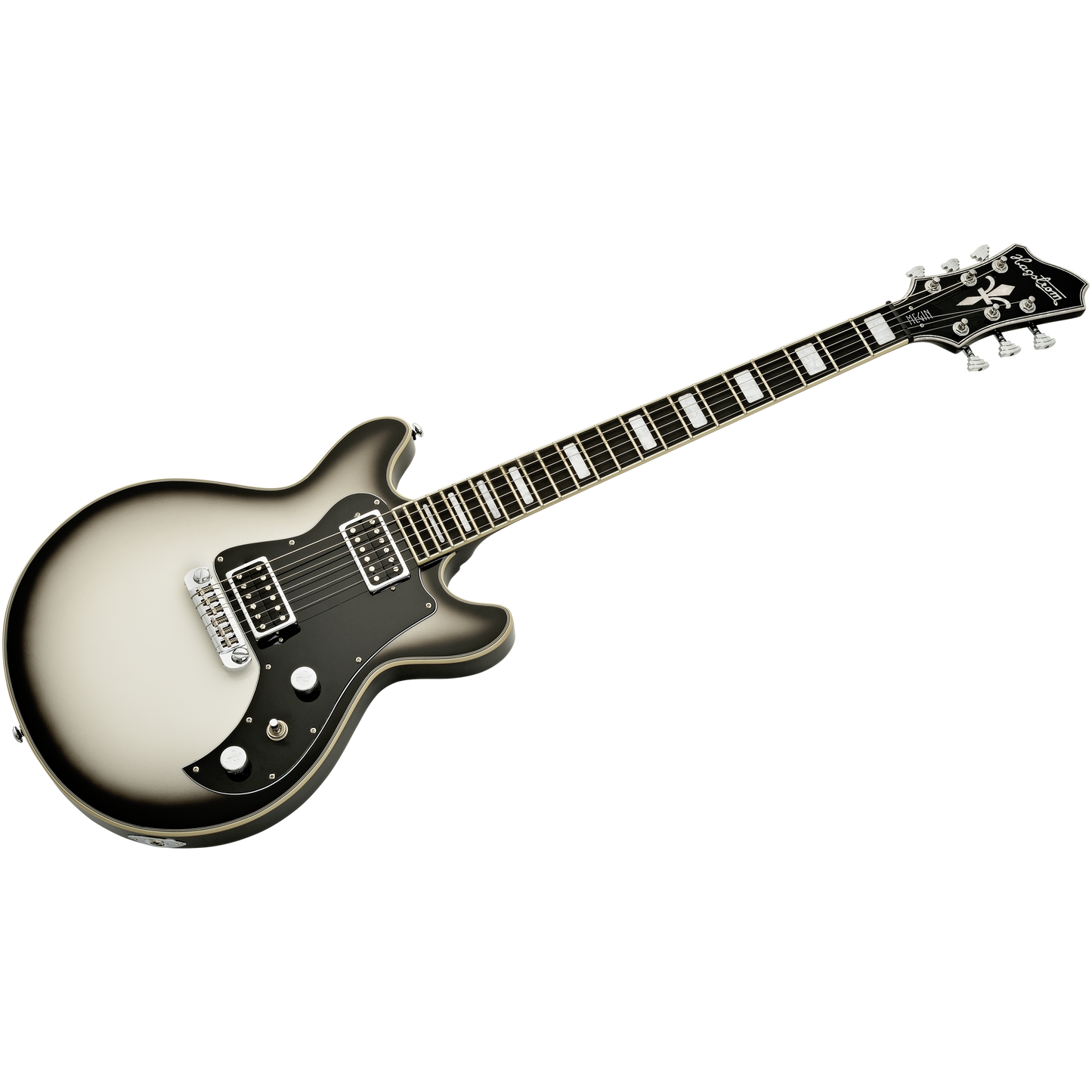HAGSTROM MEGIN GREY BURST Electric Guitar with CASE