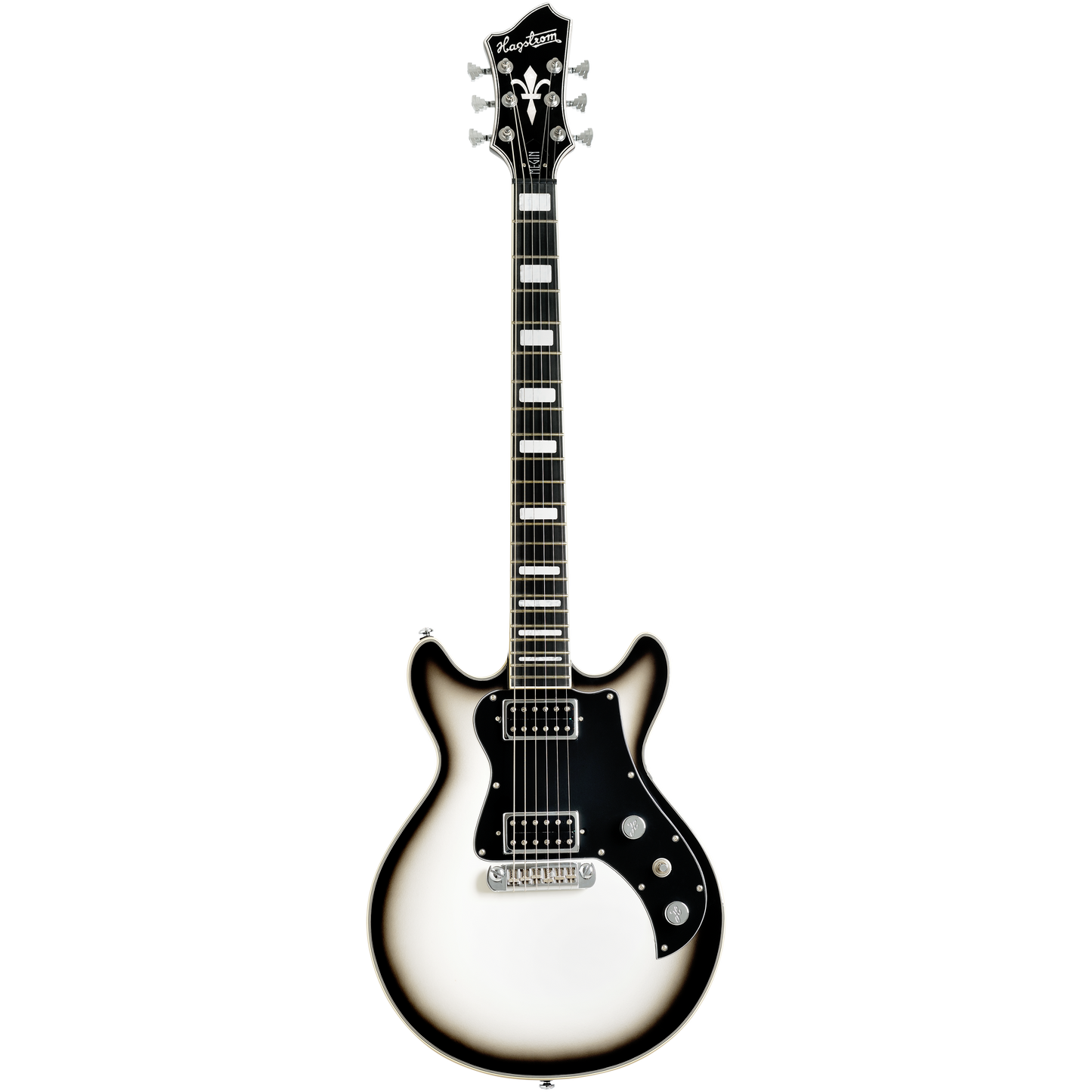 HAGSTROM MEGIN GREY BURST Electric Guitar with CASE