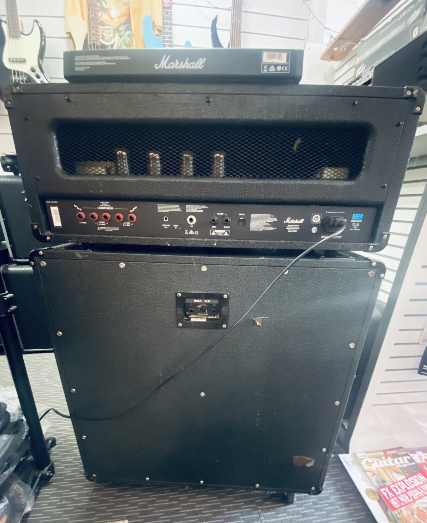 MARSHALL DSL100 HEAD AND 1960A QUAD BOX WITH PEDAL (Secondhand)