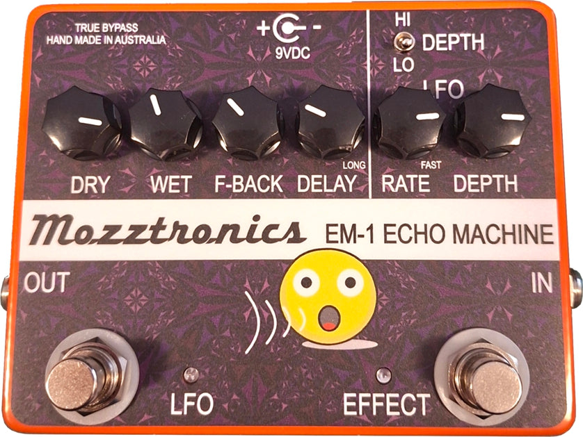MOZZTRONICS EM-1 ECHO MACHINE PEDAL NO-P/S