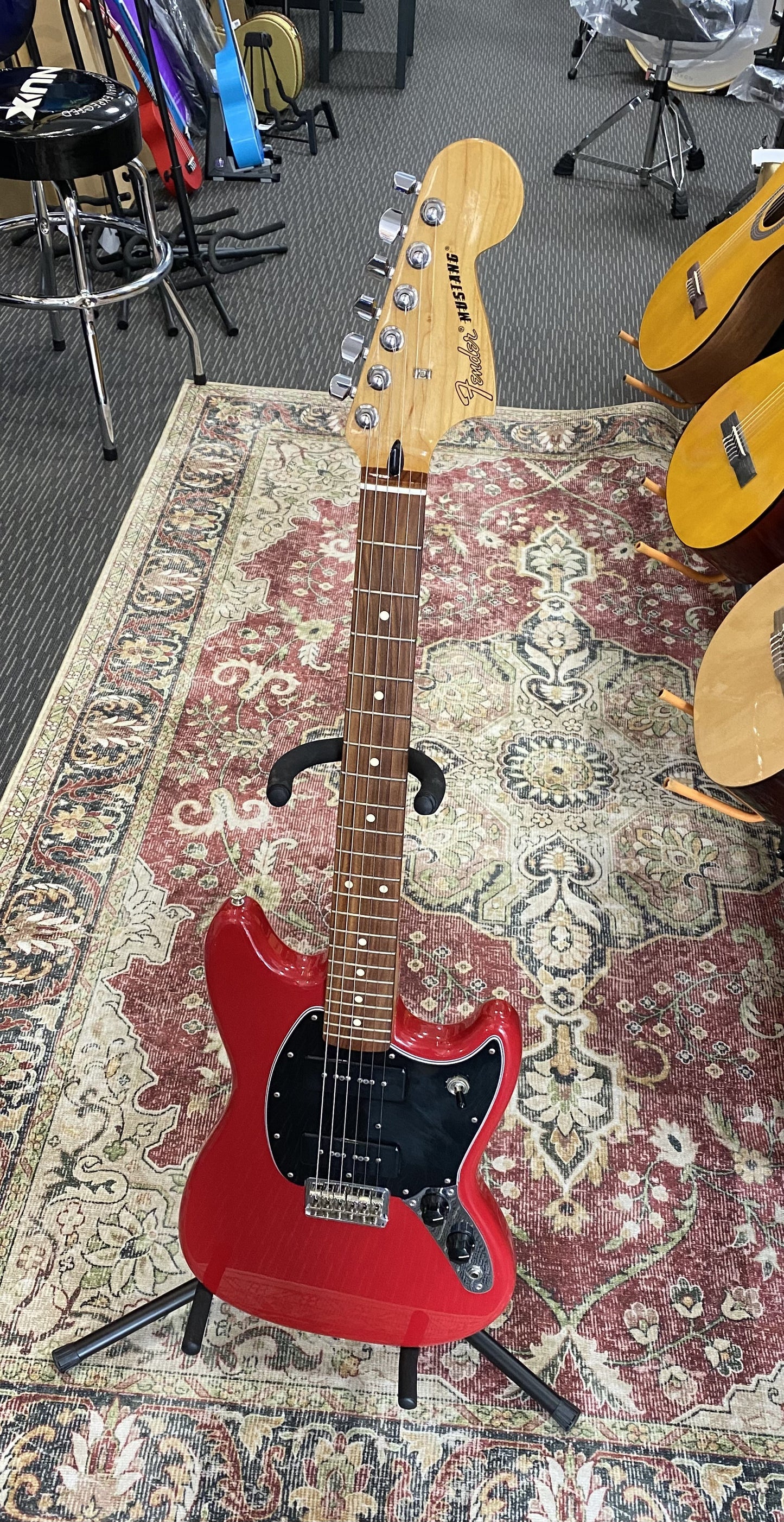 FENDER MUSTANG P90'S RED - NO CASE (PRELOVED)