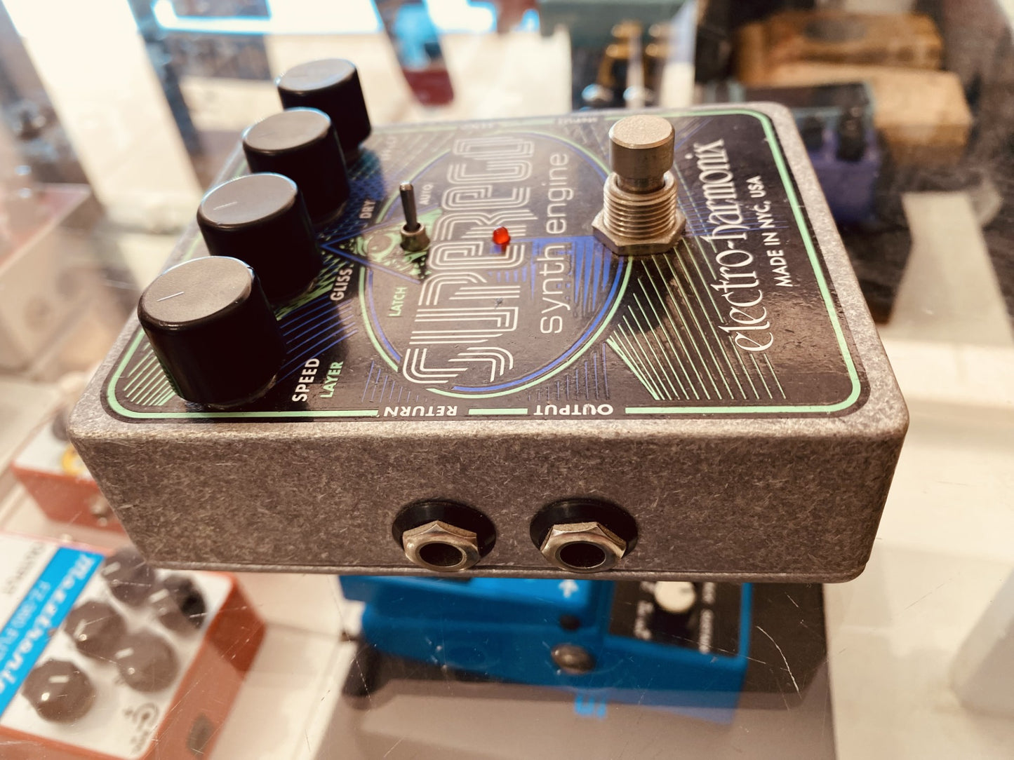 EHX SUPER EGO SYNTH ENGINE PEDAL - NO power supply (Pre-Loved)