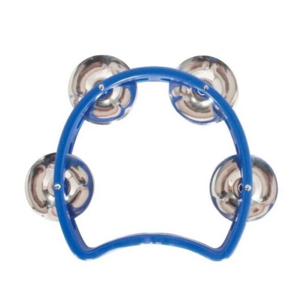 03 1/2 INCH KIDS TAMBOURINE 04 PR NKL SGL BLUE
