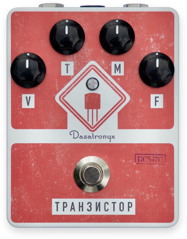 DAZATRONYX TPAH3NCTOP RUSSIAN MUFF EFFECTS PEDAL